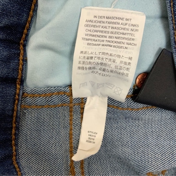 Madewell 10" High-Rise Skinny Jeans Drop-Hem Edition - Picture 14 of 16